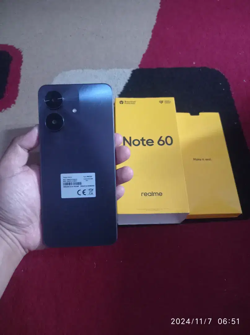 BISMILLAH REALME NOTE 60 RAM 6/128 FULSET MULUS