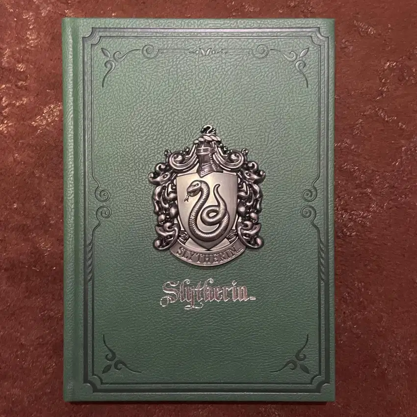 Miniso x Harry Potter A5 PU Embossment Hardcover Notebook Slytherin