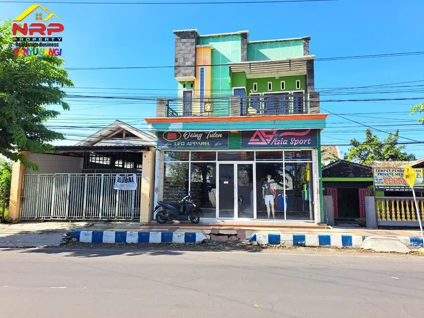 Dijual Ruko 2 Lantai Strategis ditepi Jl. Brigjen Katamso - Banyuwangi