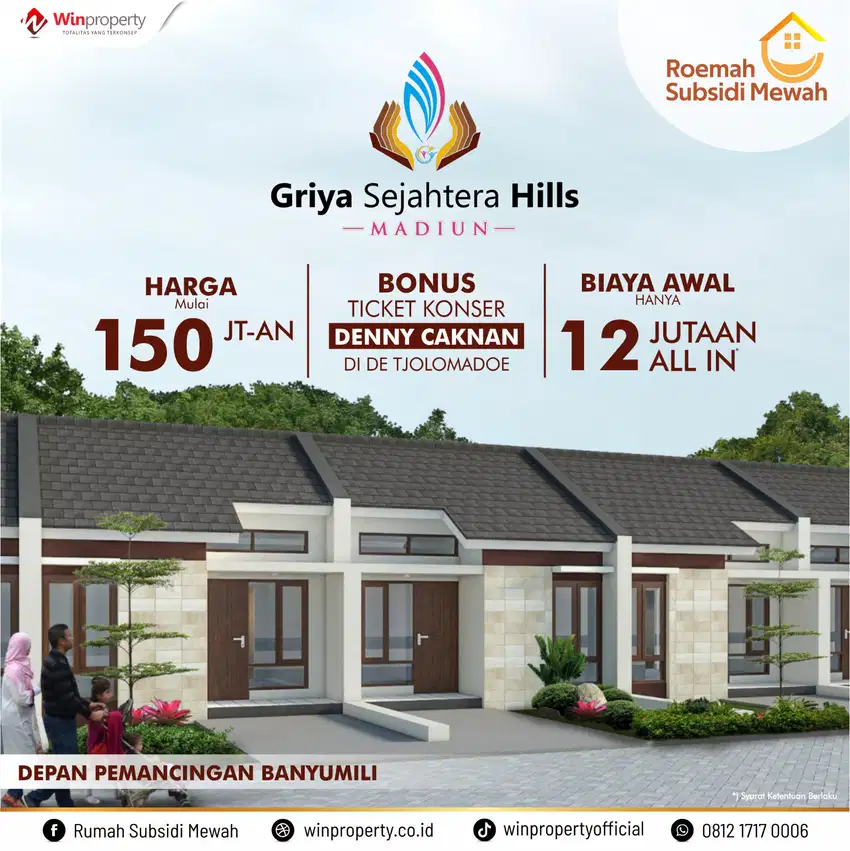 RUMAH SUBSIDI GSH MADIUN 12JUTA ALL IN