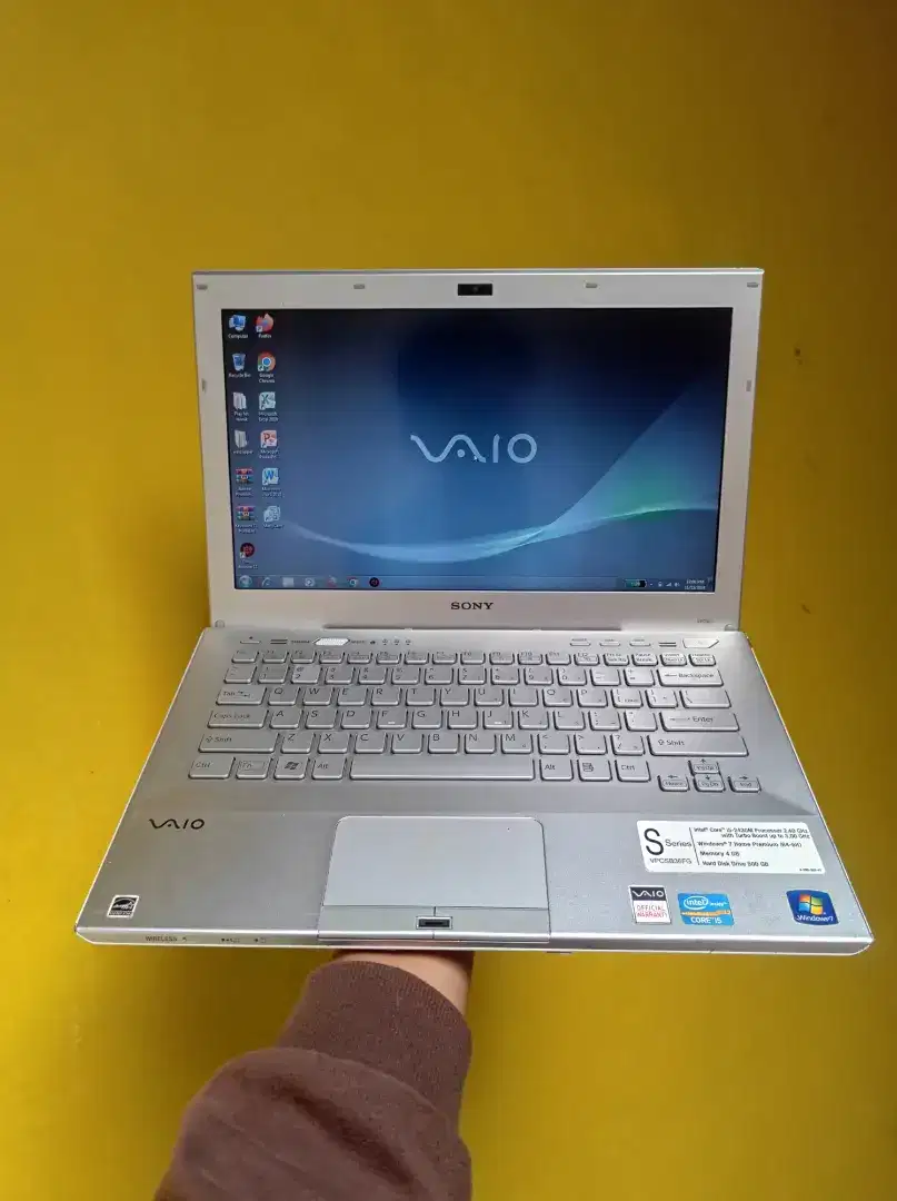 Sony Vaio Series VPCSB36FG Core i5 Ram 4Gb HDD 500Gb Siap pakai Mulus