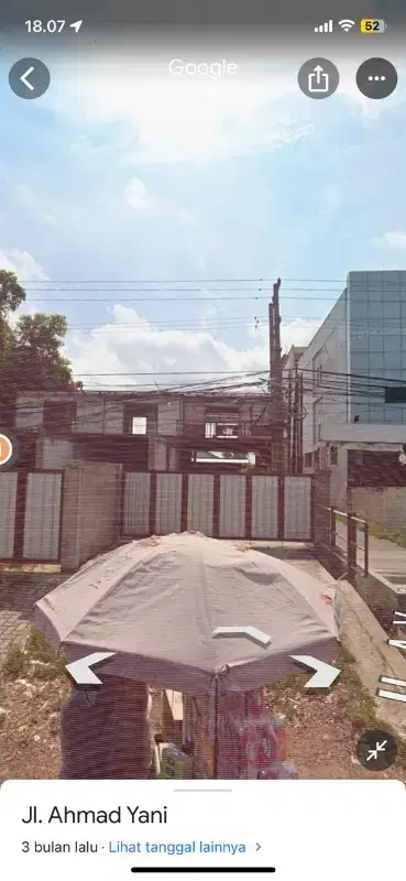 dijual tanah jalan Ayani