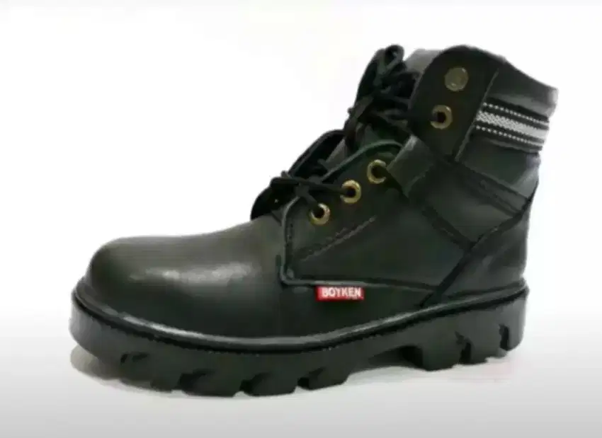 Sepatu Safety Kulit Asli Modis AA3BK bisa kirim dgc