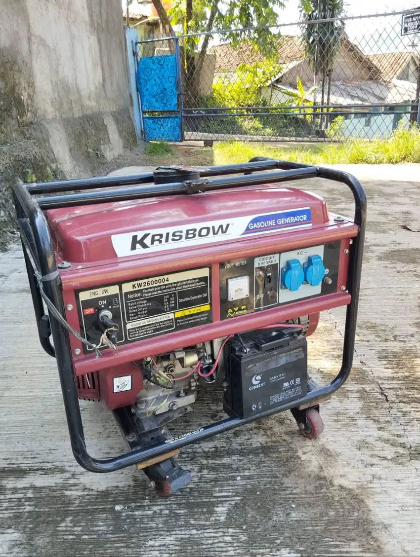 Mesin Genset Krisbow 5500Watt Kondisi Mulus Banget Siap Pakai