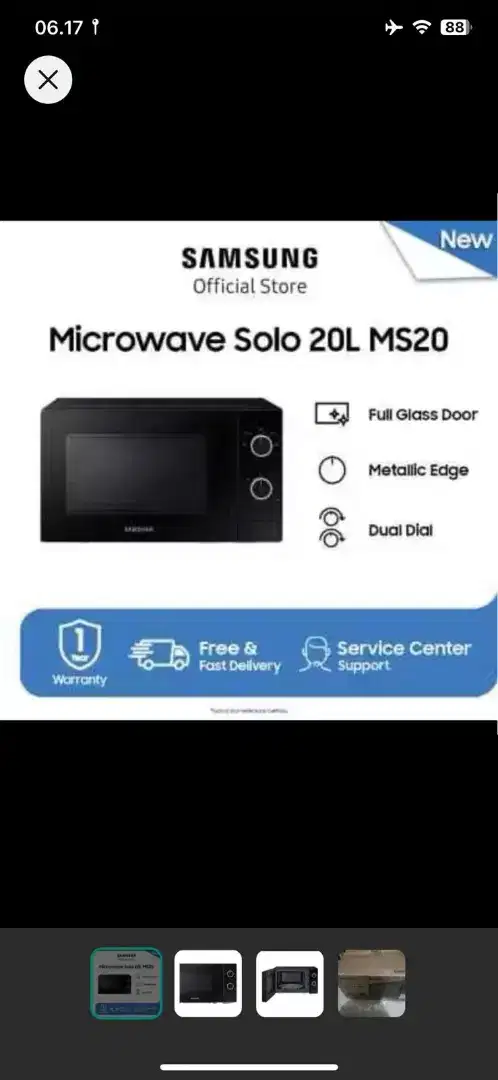 MICROWAVE SOLO 20L MS20