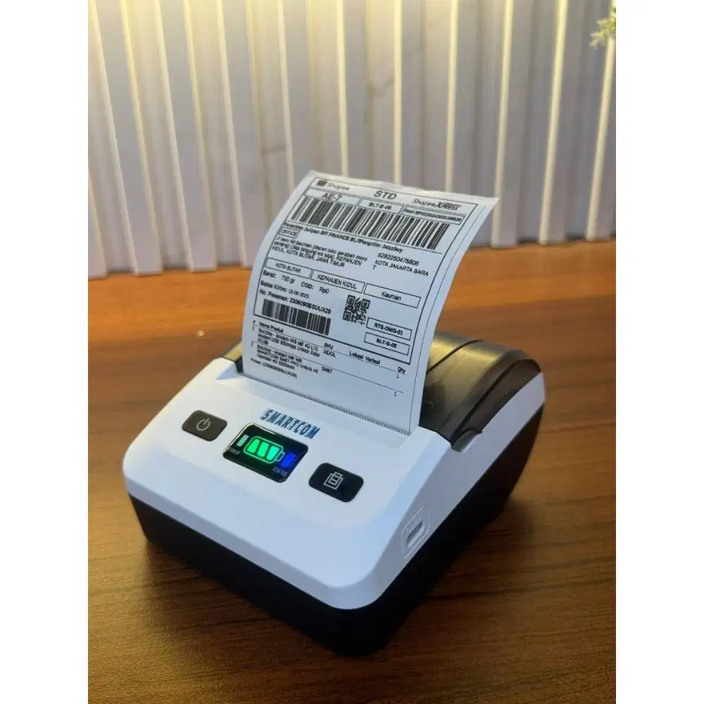 PRINTER SMARTCOM BT 801//  SUPLAY 5V1A/ 80MM PORTABLE PRINTER THERMAL