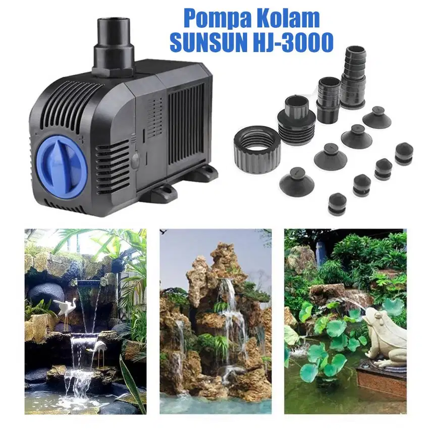 Pompa air kolam & aquarium Power Flow : 900L/Jam - SUNSUN HJ-1100