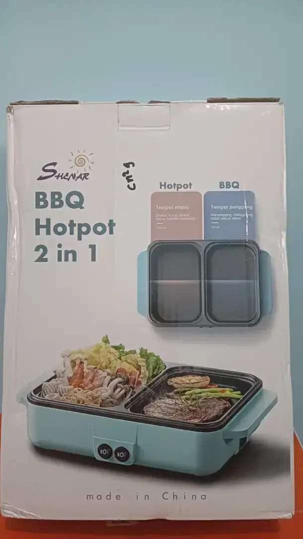 BBQ Hotpot 2 in 1 electric