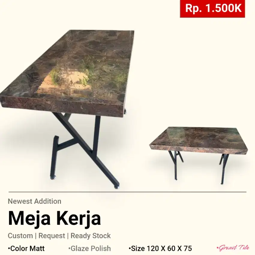 Meja Kerja Granit