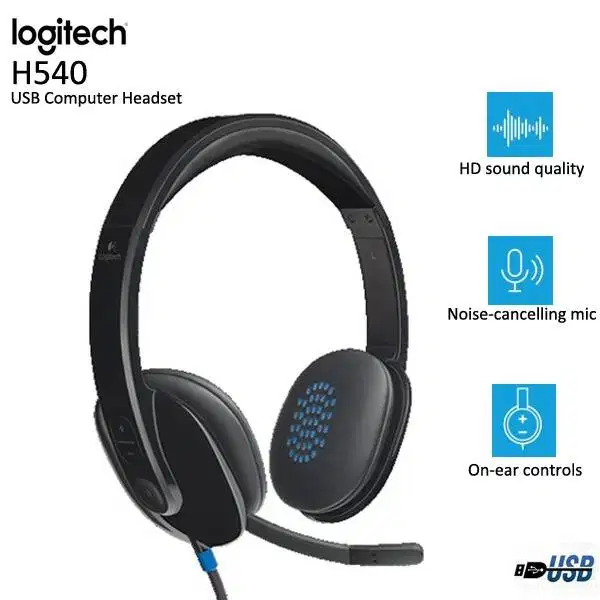 Logitech H540 USB Computer Headset