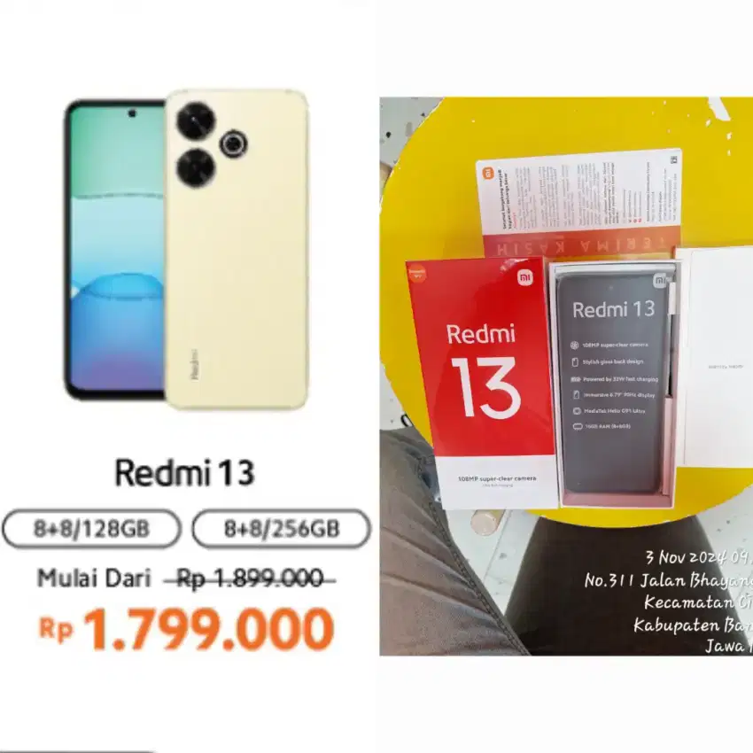 Redmi 13 8/128 Gb & 8/256 Gb