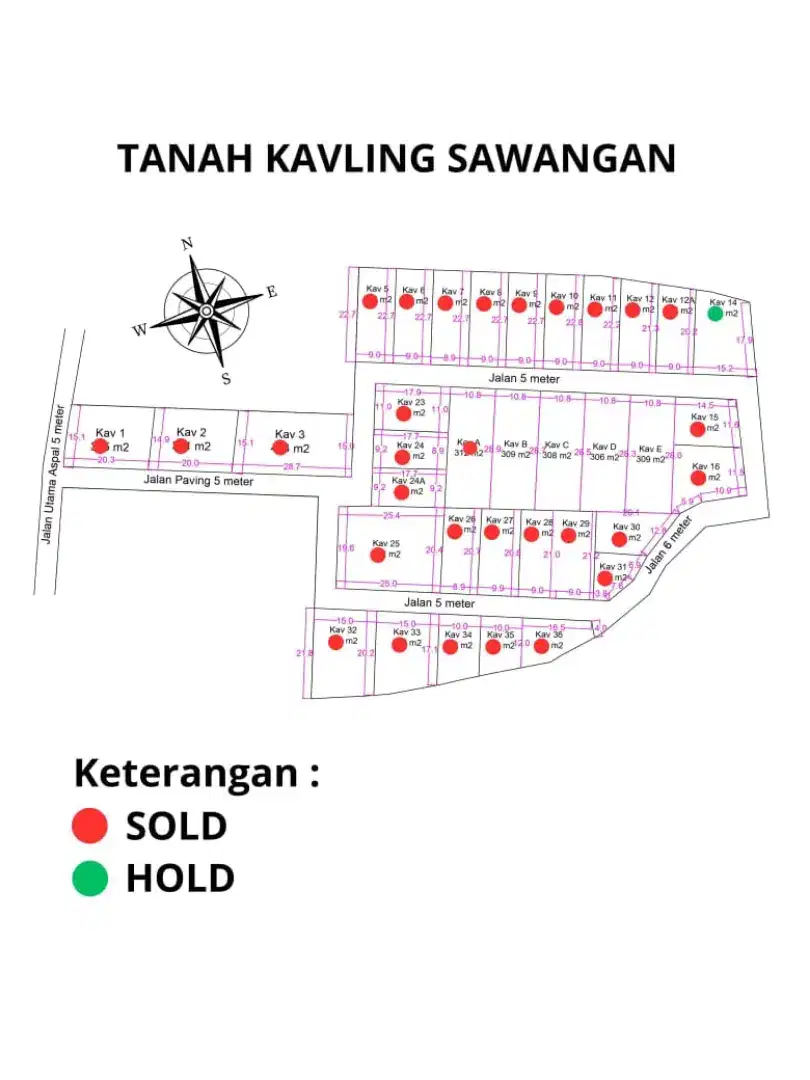 Hot Sale Kavlingan Sawangan