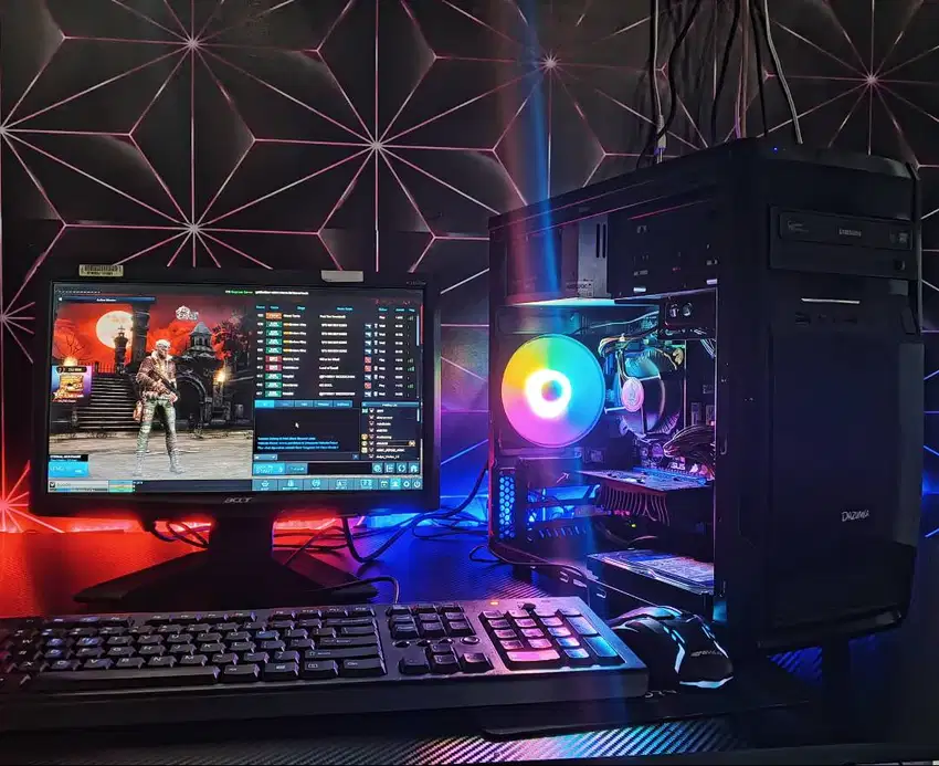 PC Gaming, editing Murah Core i3 Ram 8gb Lengkap siap pakai. bisa dian