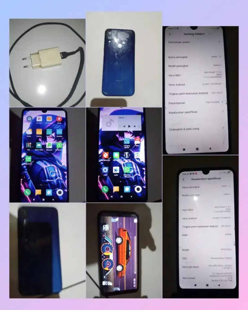 HP xiomi redmi 7 Ram 3/32