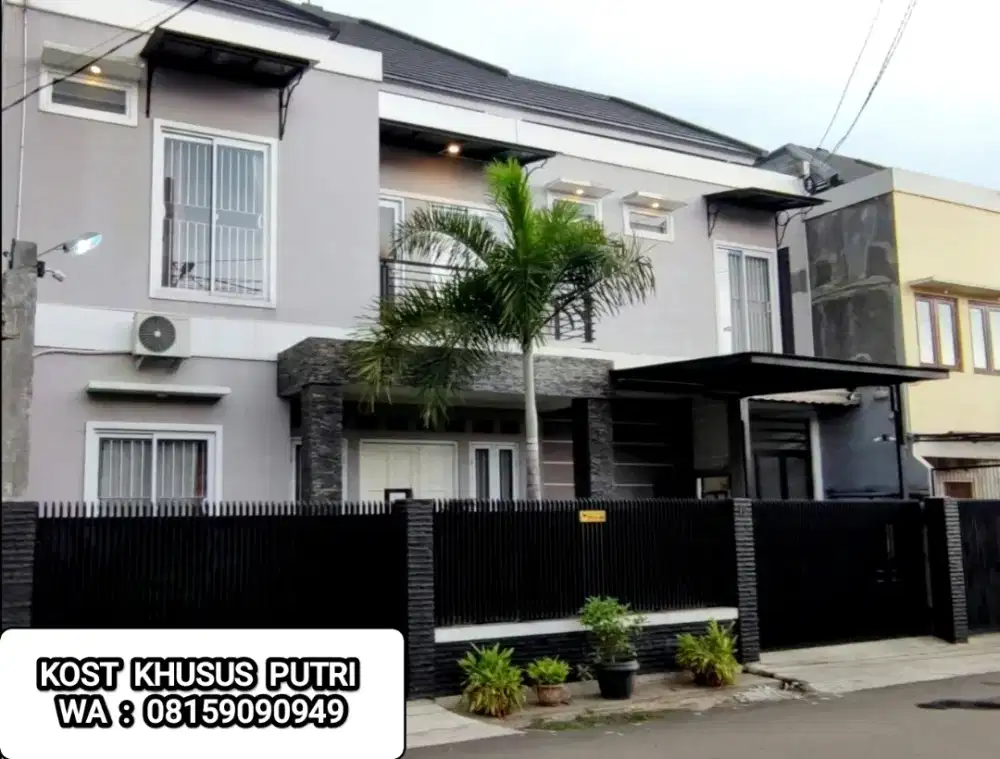 KOST KHUSUS PUTRI~DEKAT KAMPUS STAN BINTARO / MCD CEGER - JURANGMANGU