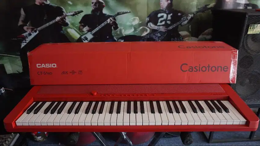 mini digital piano.. Casiotone CTS1 merah