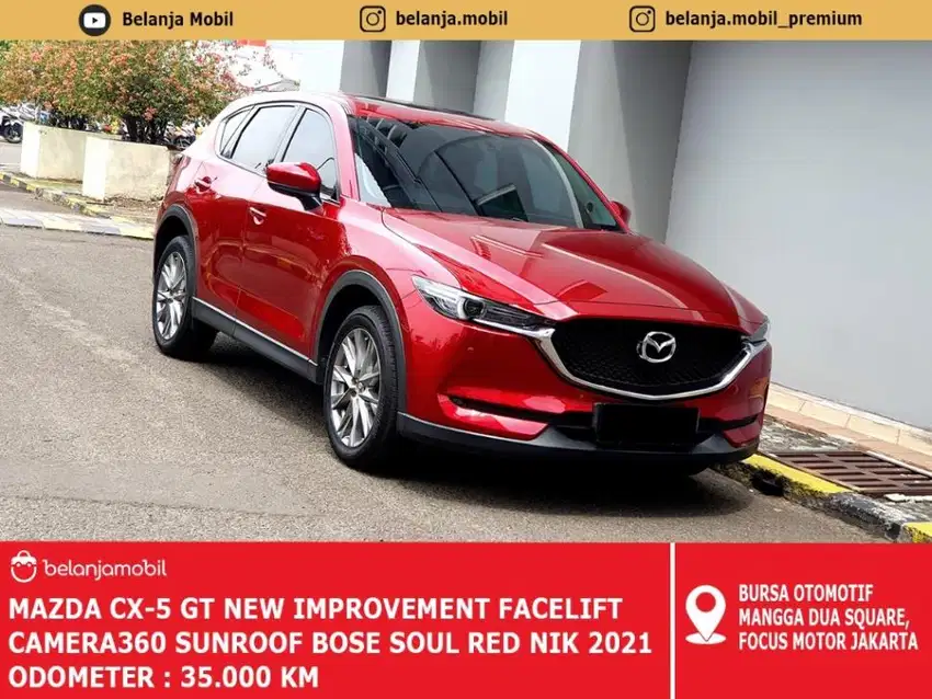 [LOW KM] Mazda CX5 CX-5 GT Facelift Merah AT 2021/2022