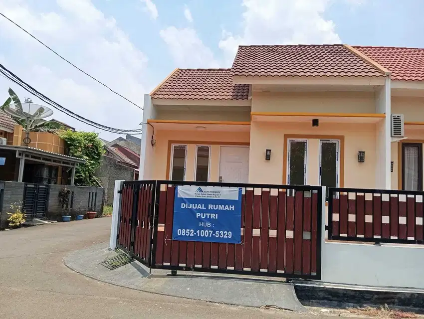 DI JUAL RUMAH MINIMALIS BEBAS BANJIR LOKASI DUKUH ZAMRUD, MUSTIKAJAYA