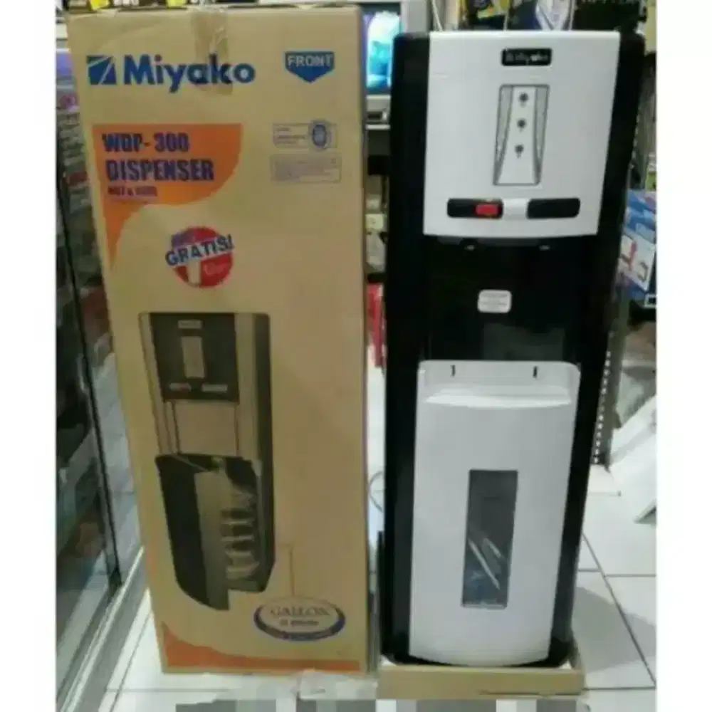 Dispenser Miyako Galon Bawah WDP 300 Hot & Cool