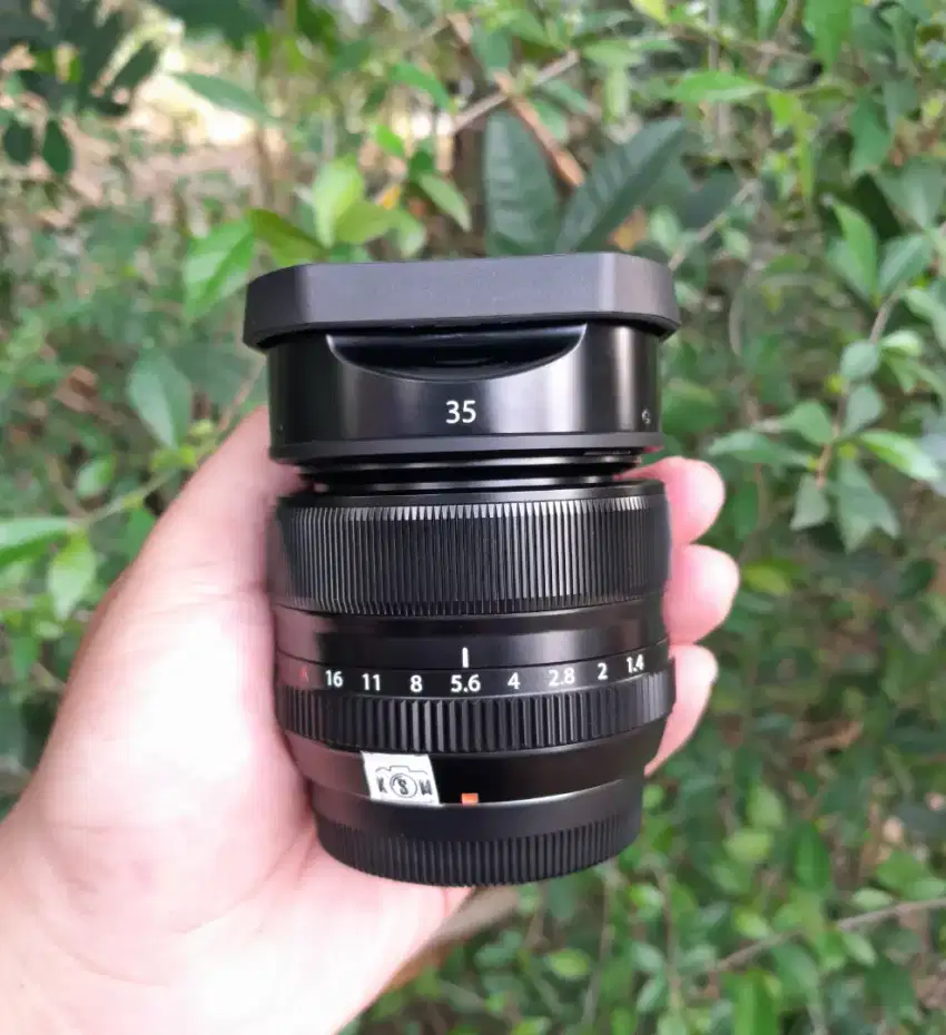 Lensa fix fujinon 35 mm f1.4 R like new