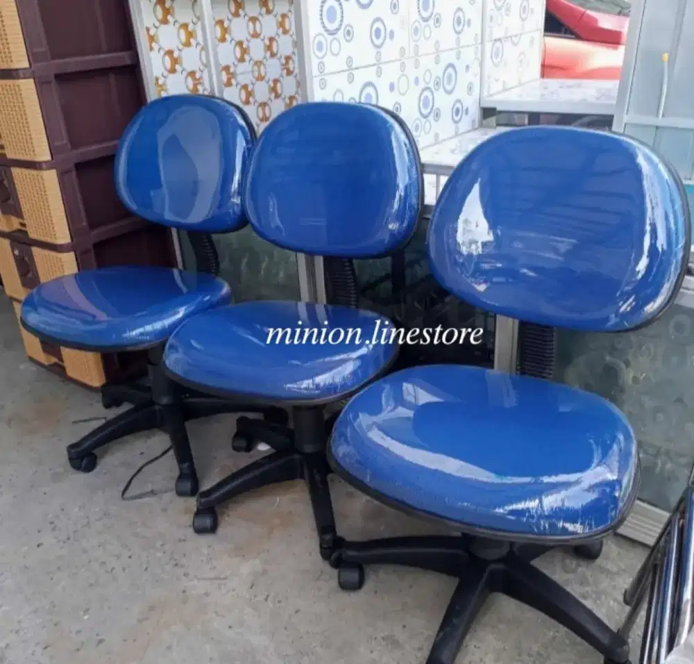 Kursi Kantor Kerja Belajar Gaming Roda Staff Kuliah Hidrolik Sandaran