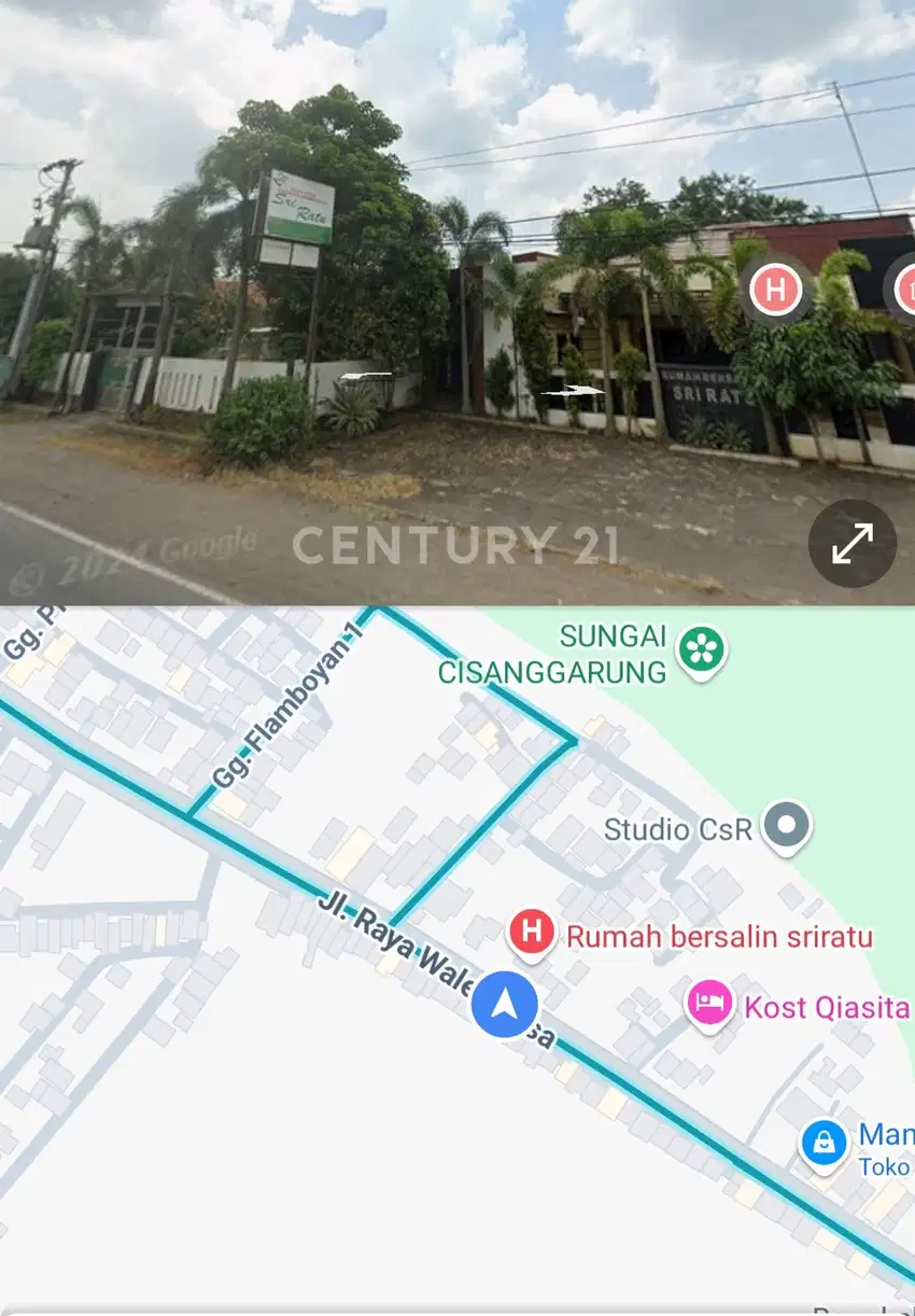 Bangunan Ex Klinik,rumah & Tanah Luas,strategis,bagus U/invest