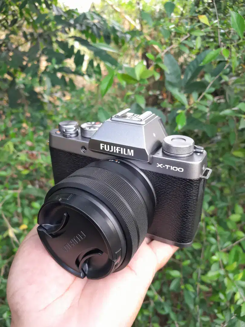 Kamera fujifilm xt100 lensa kit muluss