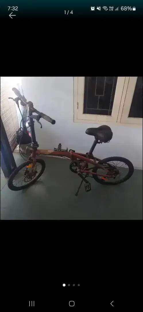 Sepeda lipat ecosmo (nego tipis)