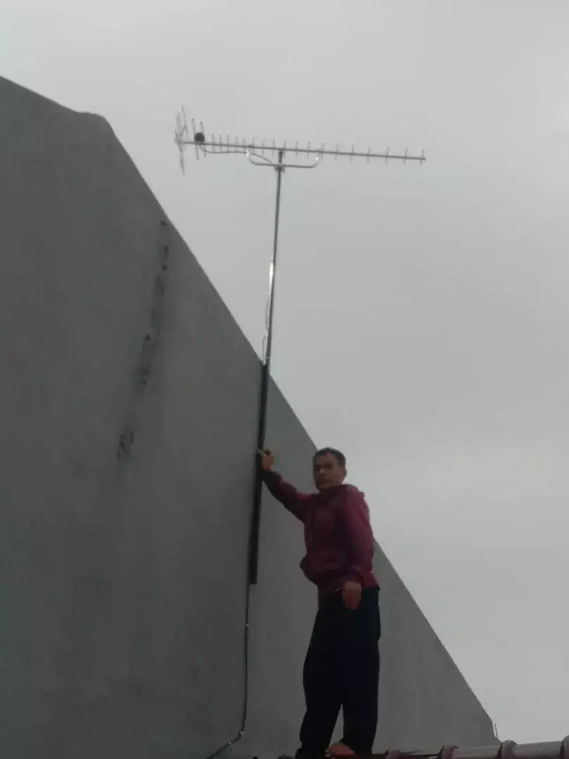 Pasang antena tv cepat dan bermutu