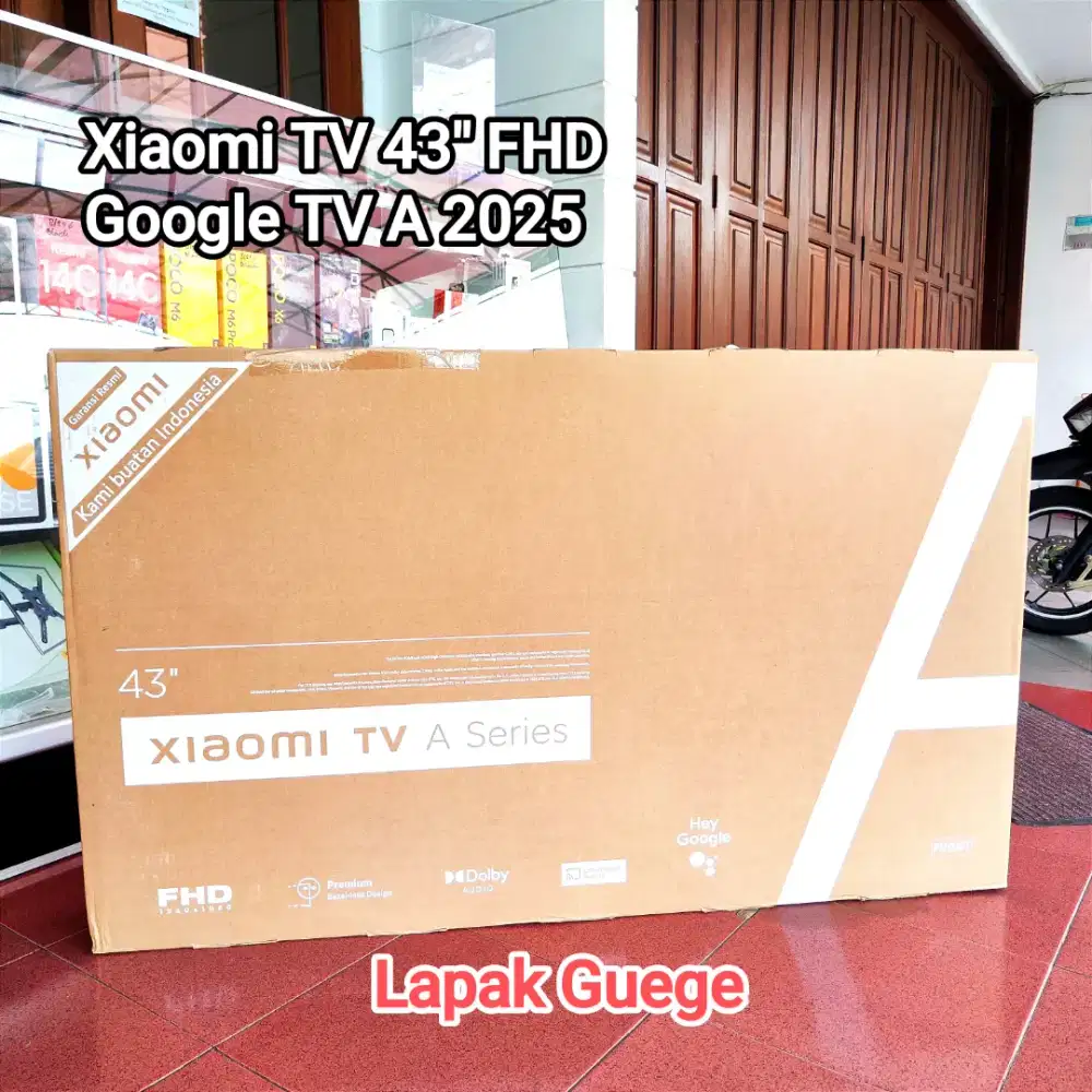 LED TV XIAOMI A 43 2025 FHD Google tv digital dvbt2 baru grnsi resmi