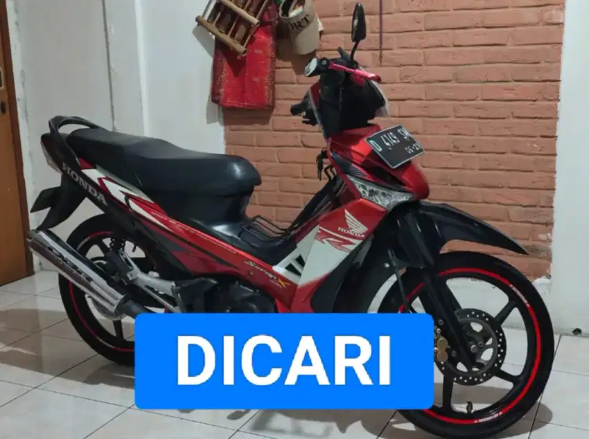 Di Cari Supra X 125 Double Disk DD Tahun 2008 Ke Atas Karbu.