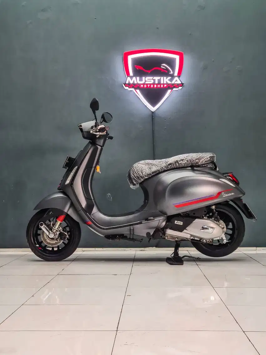 ODO 4RB‼️ Vespa Sprint S150 ABS Pmk 2024 Matte Grey Termurah