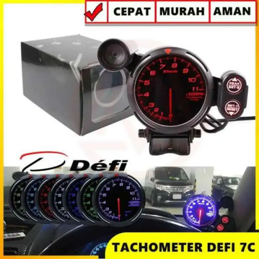 Tachometer Defi 7 Warna