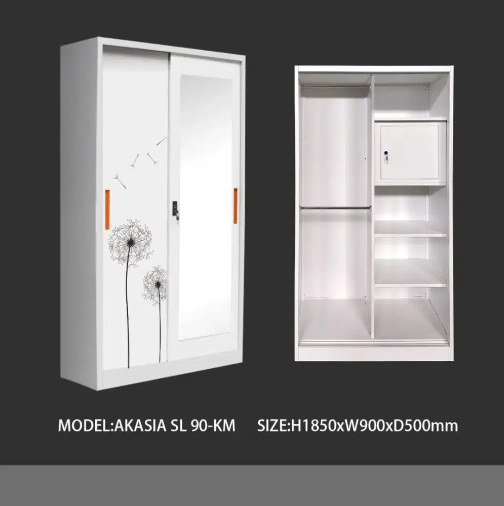 Lemari pakaian 2 pintu AKASIA