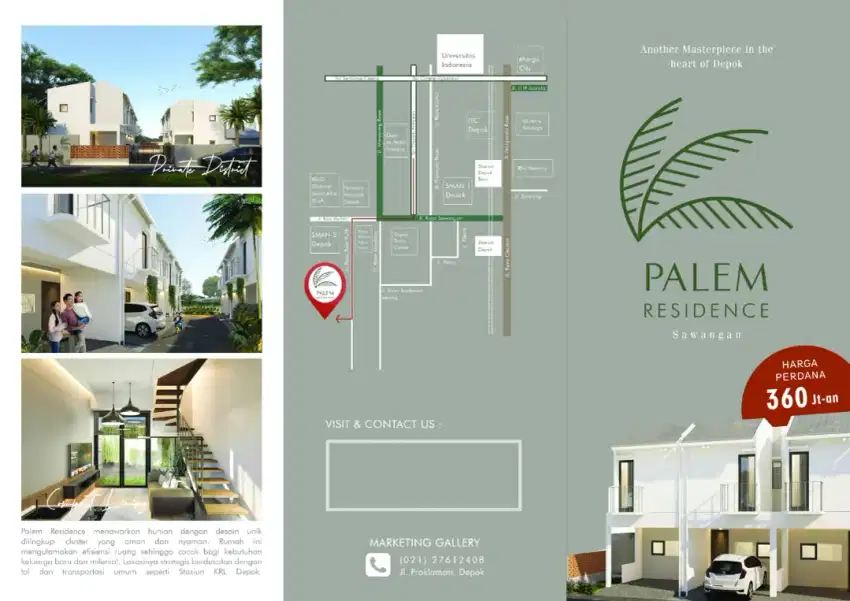 Rumah dijual di sawangan, pasir putih Depok