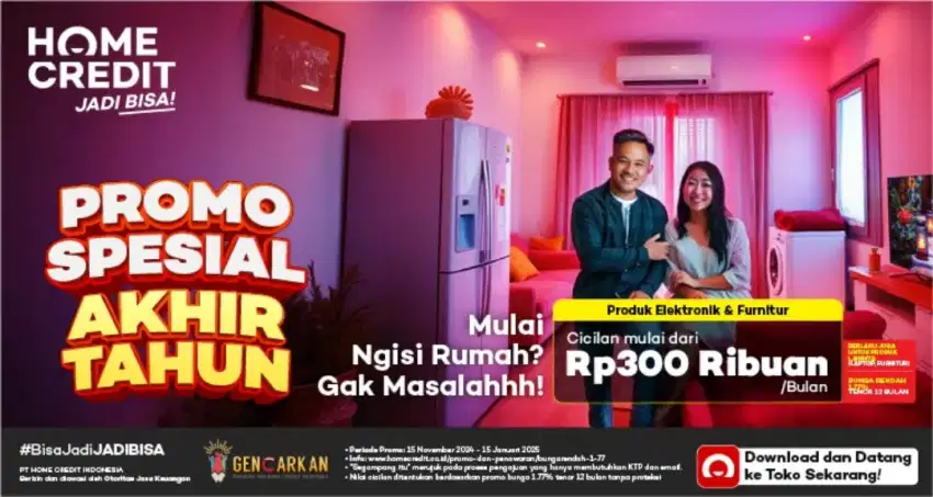 Promo cicilan akhir tahun cukup ktp