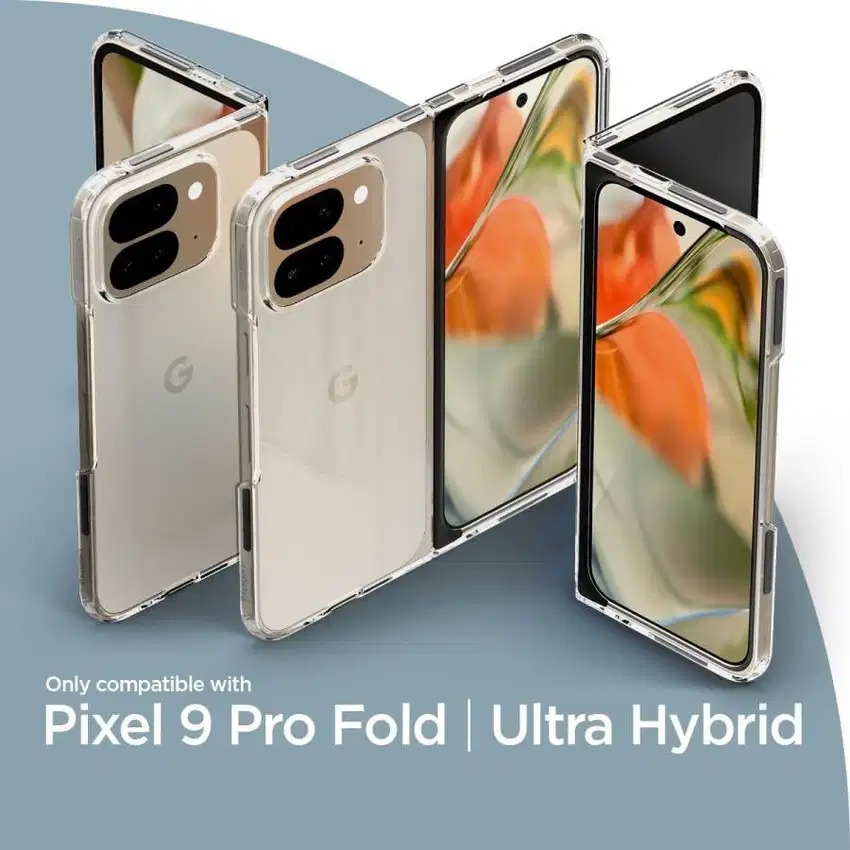 Premium Hard PC Case Google Pixel 9 Pro Fold Crystal Clear