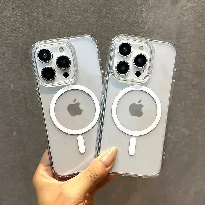 Clear Case iPhone 15 Pro Max Magnetic Magsafe
