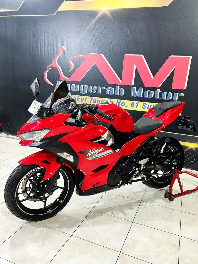 Kawasaki new Ninja 250 FI 2023 ODO 2K LIKE NEW ANUGERAH MOTOR RUNGKUT