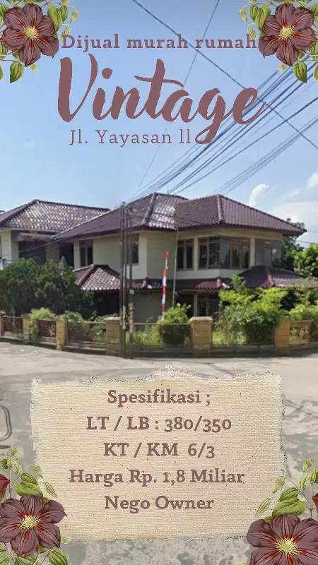 jual rumah murah di yayasan 2