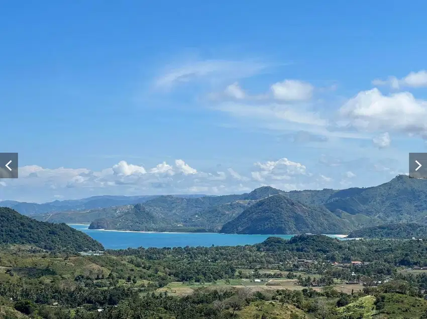 Tanah murah di Selong belanak Lombok full view. Cocok untuk villa