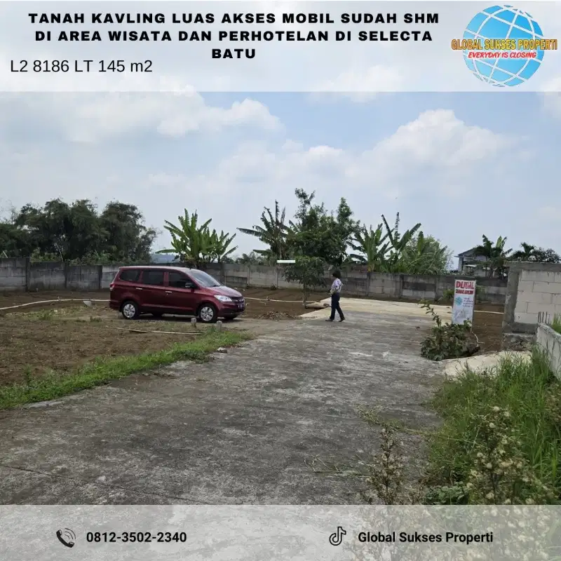 Tanah kavling murah dekat wisata selekta Kota Batu