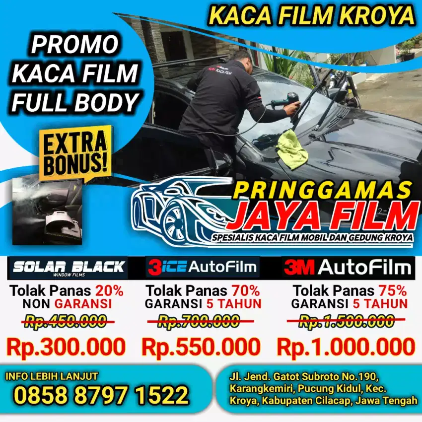 Kaca Film Murah Bergaransi