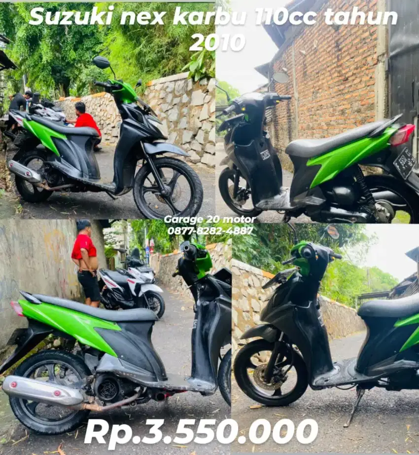 Suzuki Nex 110cc karbu tahun 2010