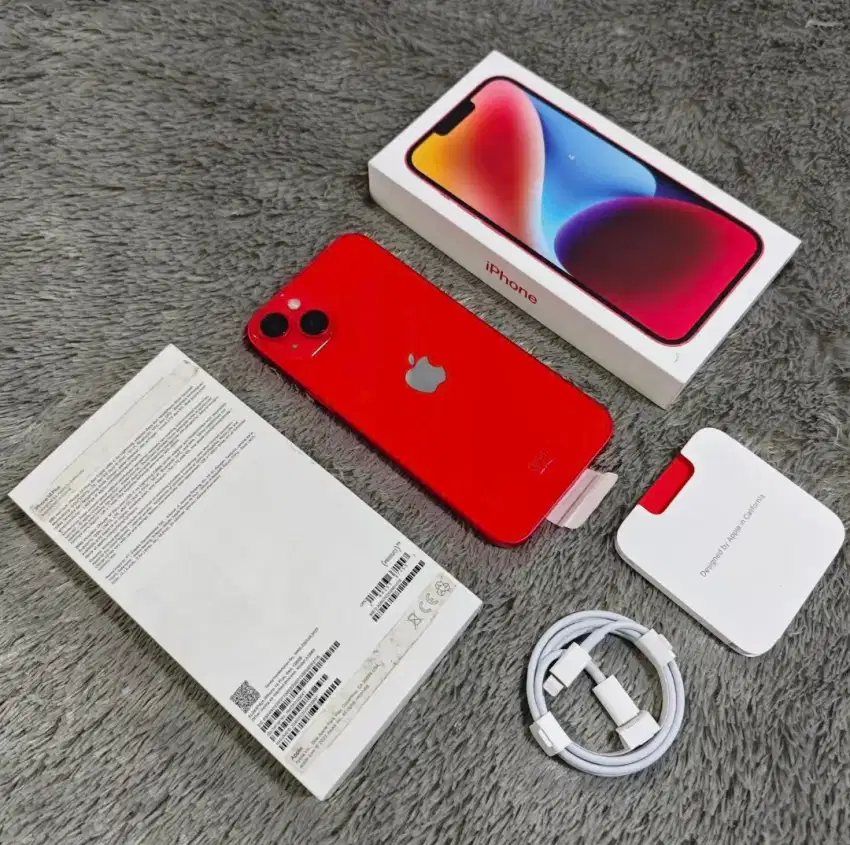 Iphone 14 Plus 128Gb Red garansi IBOX istimewa