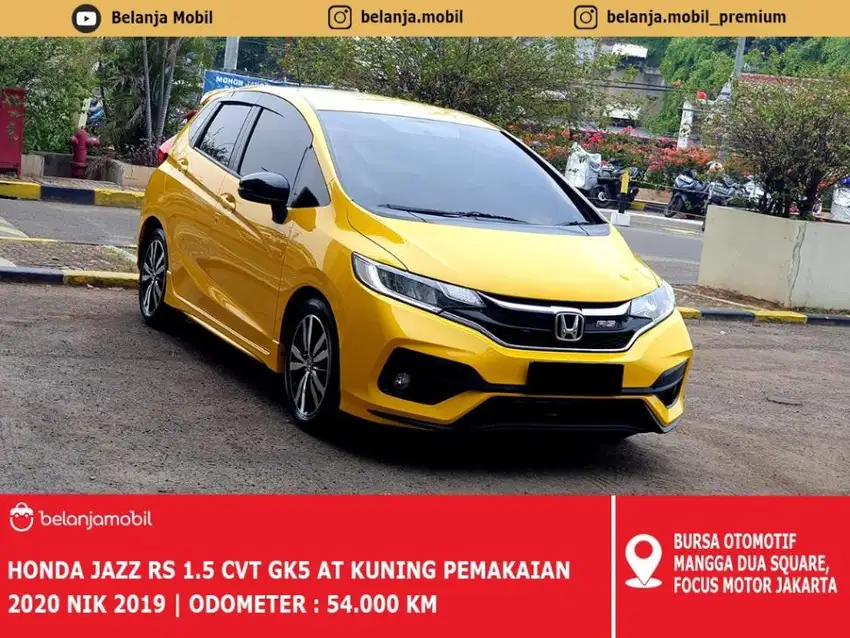 [ UPGRADE HU + AUDIO ] Honda Jazz RS 1.5 CVT GK5 AT Kuning 2019/2020