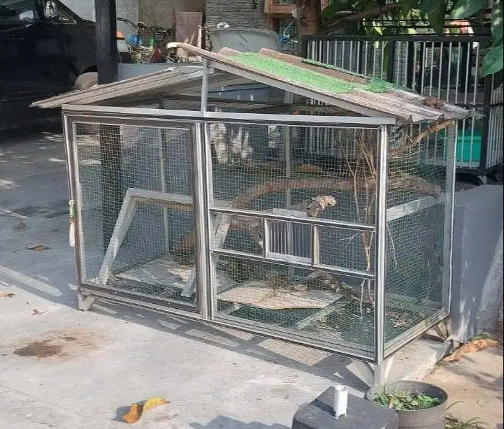 Dijual kandang Burung/Ayam/Reptil Kualitas Bagus terbuat dr alumunium