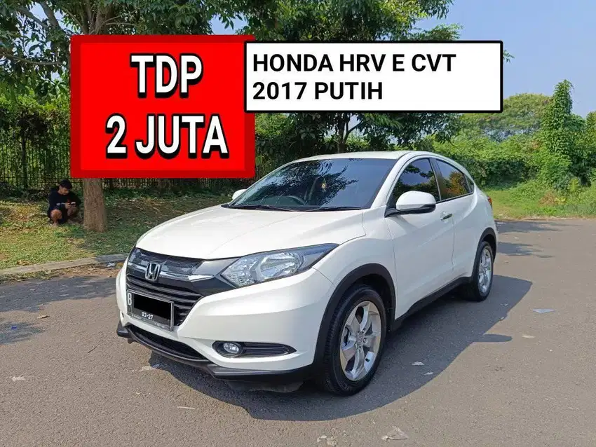 HONDA HR-V E CVT 2017 PUTIH PROMO MURAH DP MINIM 2 JUTA