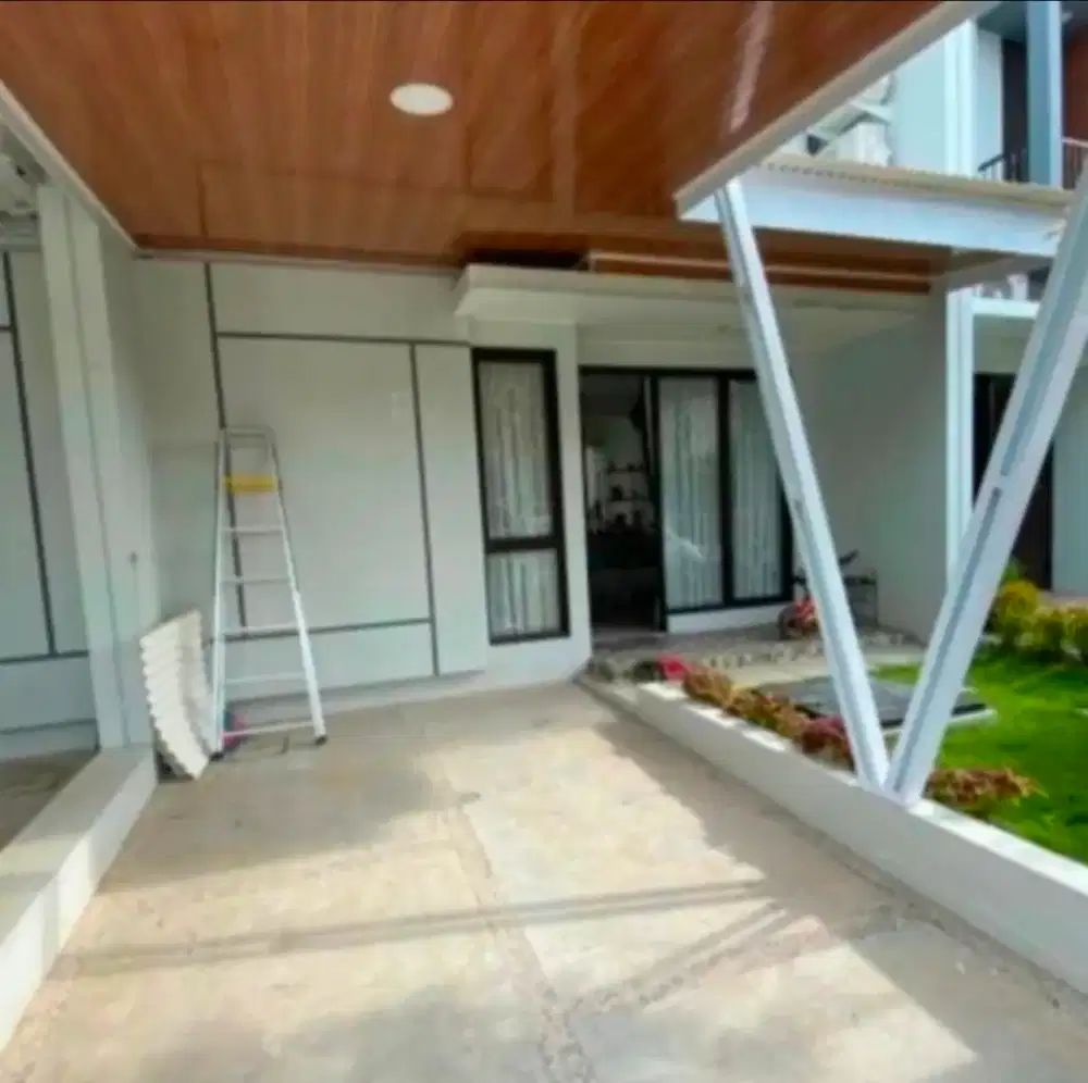 Kanopi baja ringan atap alderon dan plafon pvc