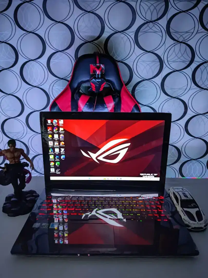 [RAM 16GB/SSD 512GB] Laptop Gaming Desain Asus ROG STRIX Core i7 COD!